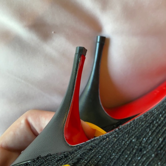 BRAND NEW Louboutin Sandrine Botta 80Tricot Lurex - Picture 8 of 12